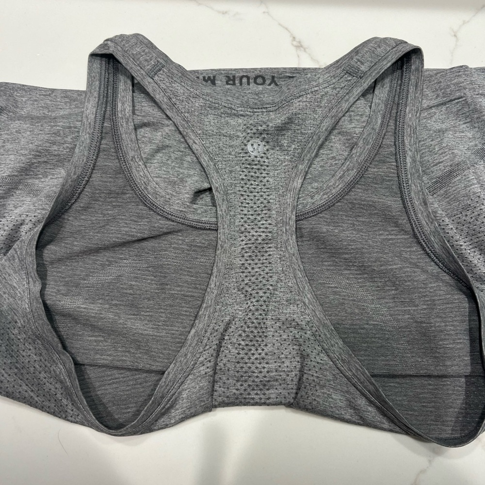 Gray Racerback Lululemon tank